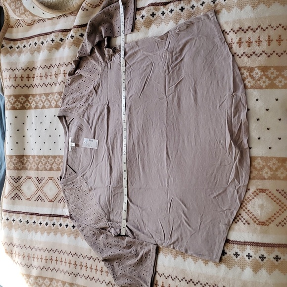 Lavender Baseball Tee size 1X - Picture 1 of 3